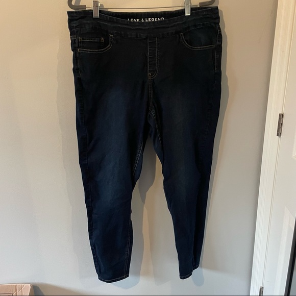Addition Elle Love and Legend Jegging High Waist Jean Blue Size 18 - Picture 1 of 7